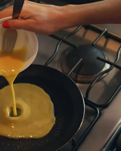 Fluffy French omelette